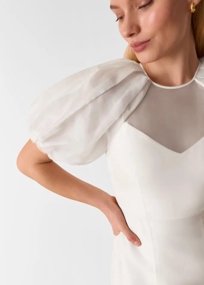 Women Dresses Whistles Ivory Sabrina Silk Wedding Dress