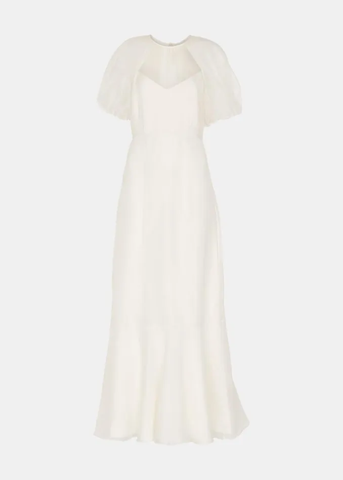 Women Dresses Whistles Ivory Sabrina Silk Wedding Dress