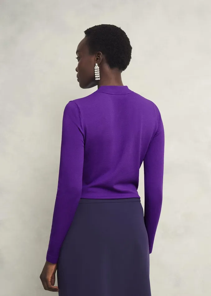 Women Effie Jumper Amaranth Purple Hobbs Jumpers and Cardigans