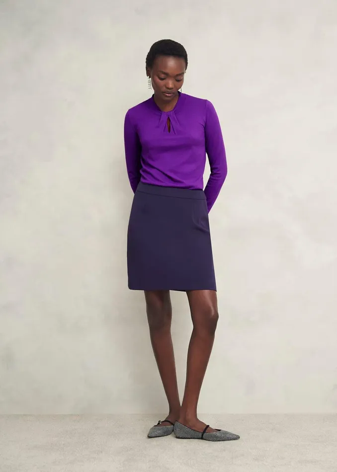 Women Effie Jumper Amaranth Purple Hobbs Jumpers and Cardigans