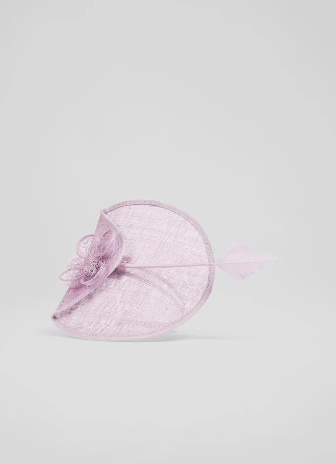Women Eileen Lilac Mesh And Feather Fascinator LKBennett Hats and Fascinators Women Eileen Lilac Mesh And Feather Fascinator LKBennett Hats and Fascinators
