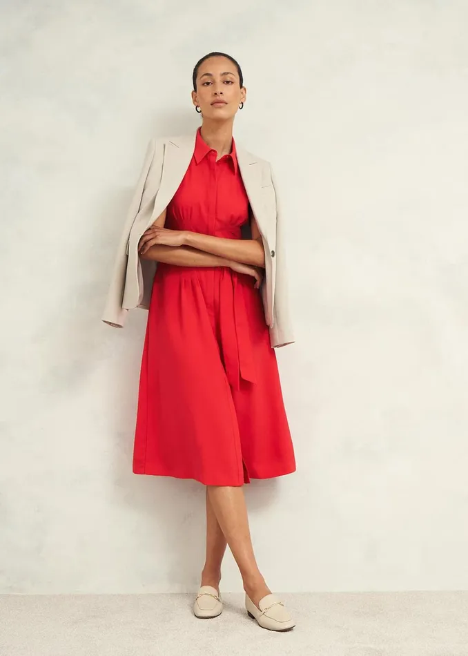 Women Ellen Jacket Buff Grey Hobbs Suits and CoOrds