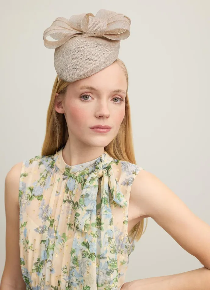 Women Elowen Metallic Mesh Bow Detail Fascitor LKBennett Hats and Fascinators Women Elowen Metallic Mesh Bow Detail Fascitor LKBennett Hats and Fascinators