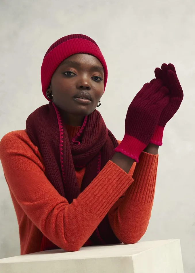 Women Esme Gloves Rhubarb Red Hobbs Gloves