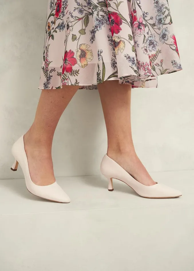 Women Esther Court Shoes Pale Pink Hobbs Court Shoes