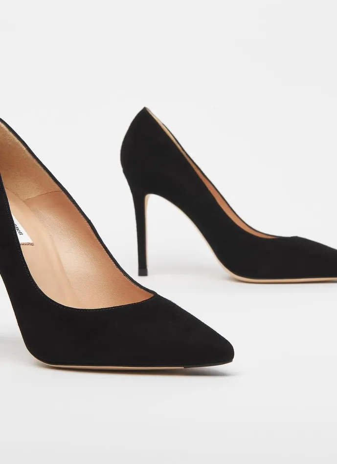 Women Fern Black Suede Pointed Toe Courts Black LKBennett Court Shoes Women Fern Black Suede Pointed Toe Courts Black LKBennett Court Shoes