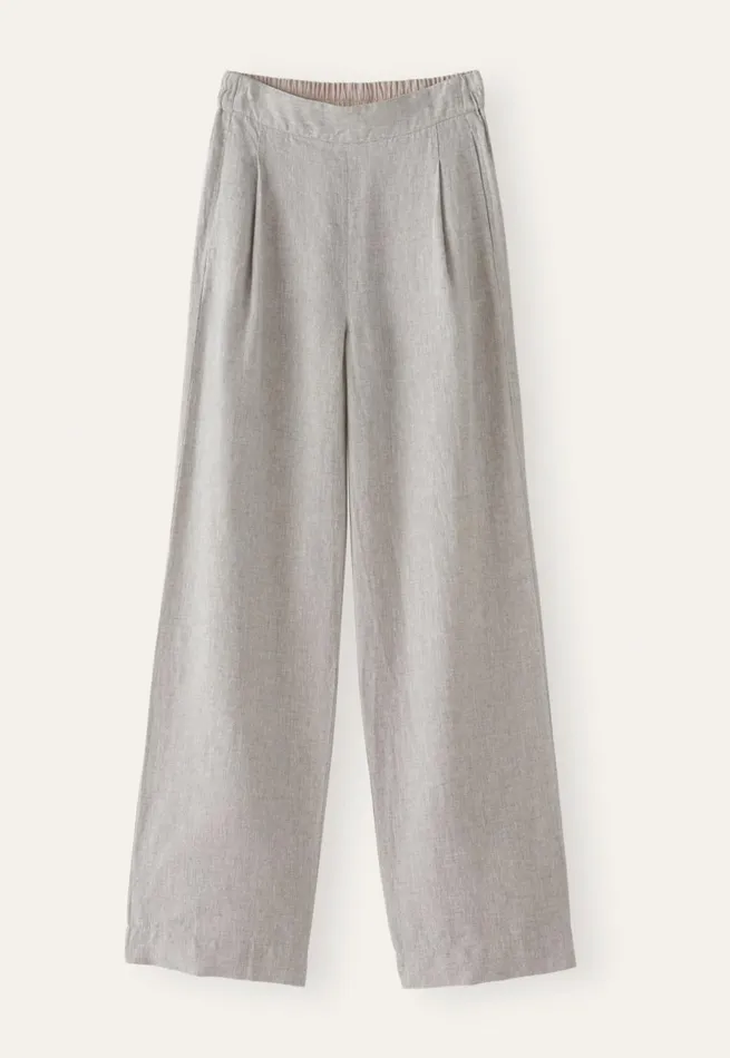 Women Flatfront Trousers Poetry Fashion Trousers and Shorts