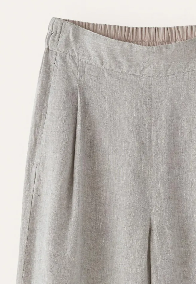 Women Flatfront Trousers Poetry Fashion Trousers and Shorts
