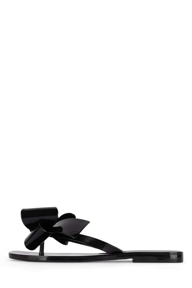 Women Flat Jeffrey Campbell SUGARY Red Shiny Black Shiny
