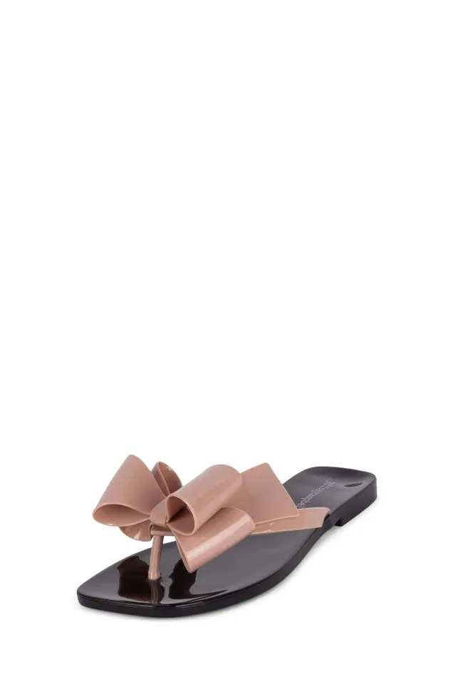 Women Flat Jeffrey Campbell SUGARY Red Shiny Black Shiny