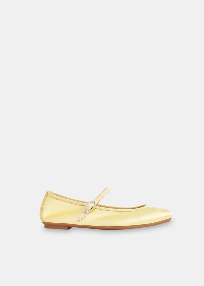 Women Flat Shoes Whistles Yellow Hai Honoree Shoe