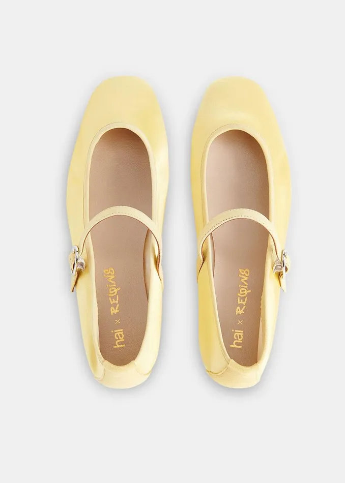 Women Flat Shoes Whistles Yellow Hai Honoree Shoe