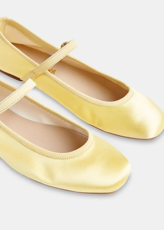 Women Flat Shoes Whistles Yellow Hai Honoree Shoe