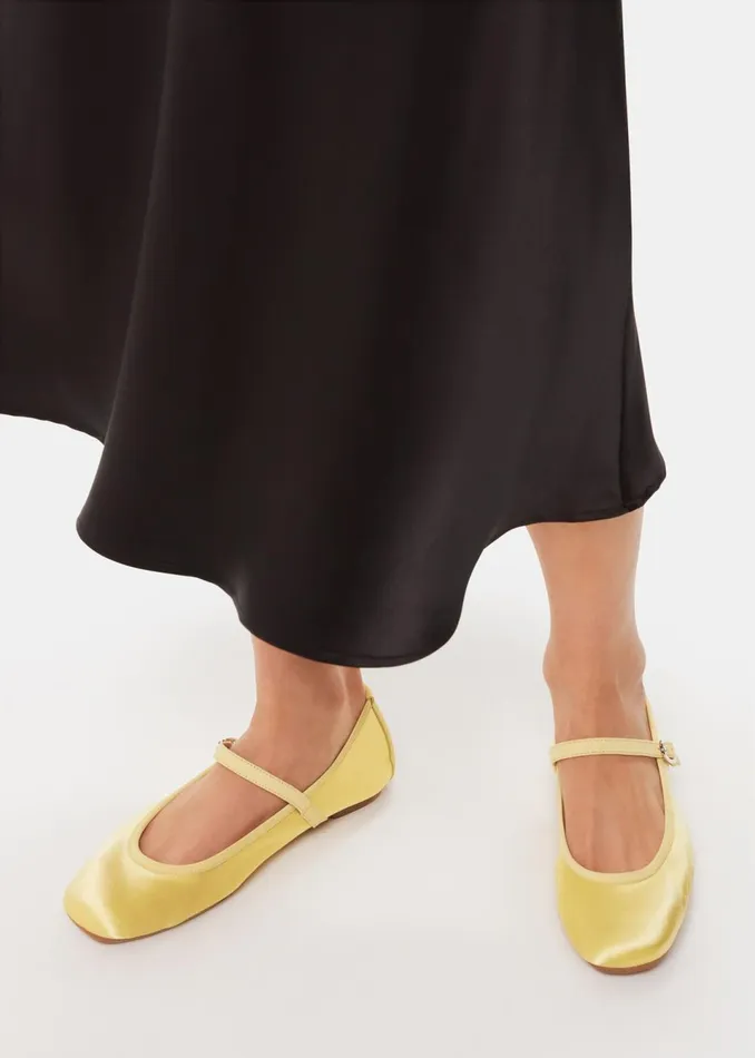 Women Flat Shoes Whistles Yellow Hai Honoree Shoe