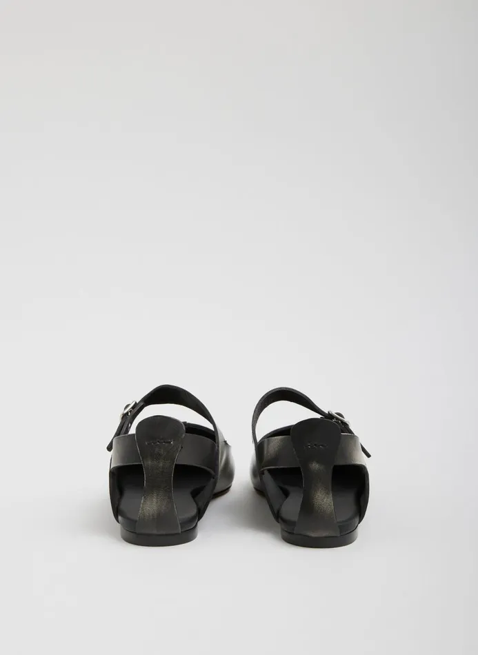 Women Flats Tibi Rudolph Flat Blackwhite