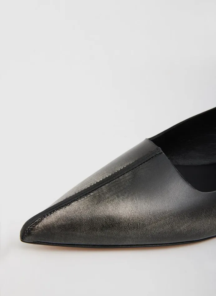 Women Flats Tibi Rudolph Flat Blackwhite