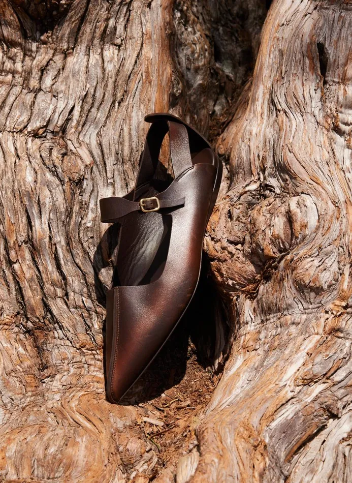 Women Flats Tibi Rudolph Flat Brown Tan