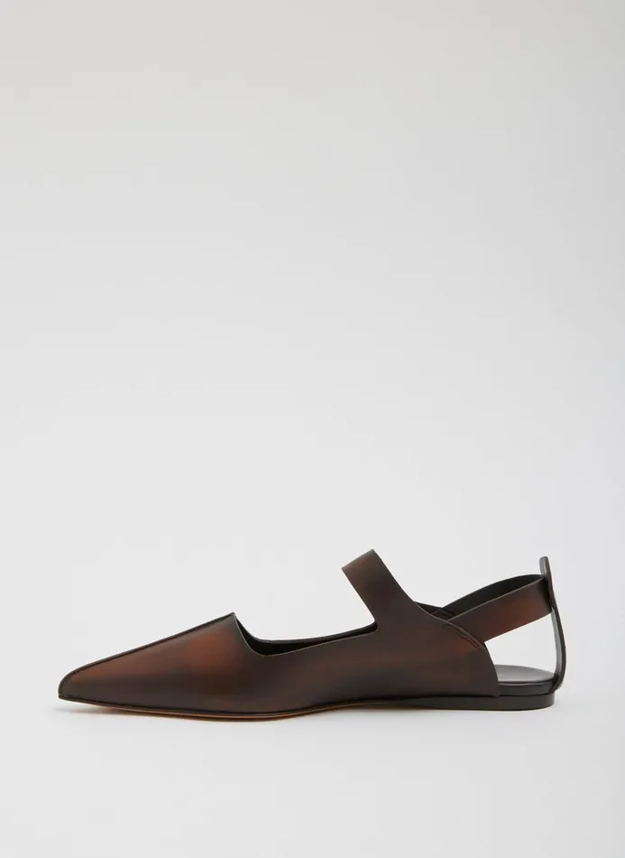 Women Flats Tibi Rudolph Flat Brown Tan