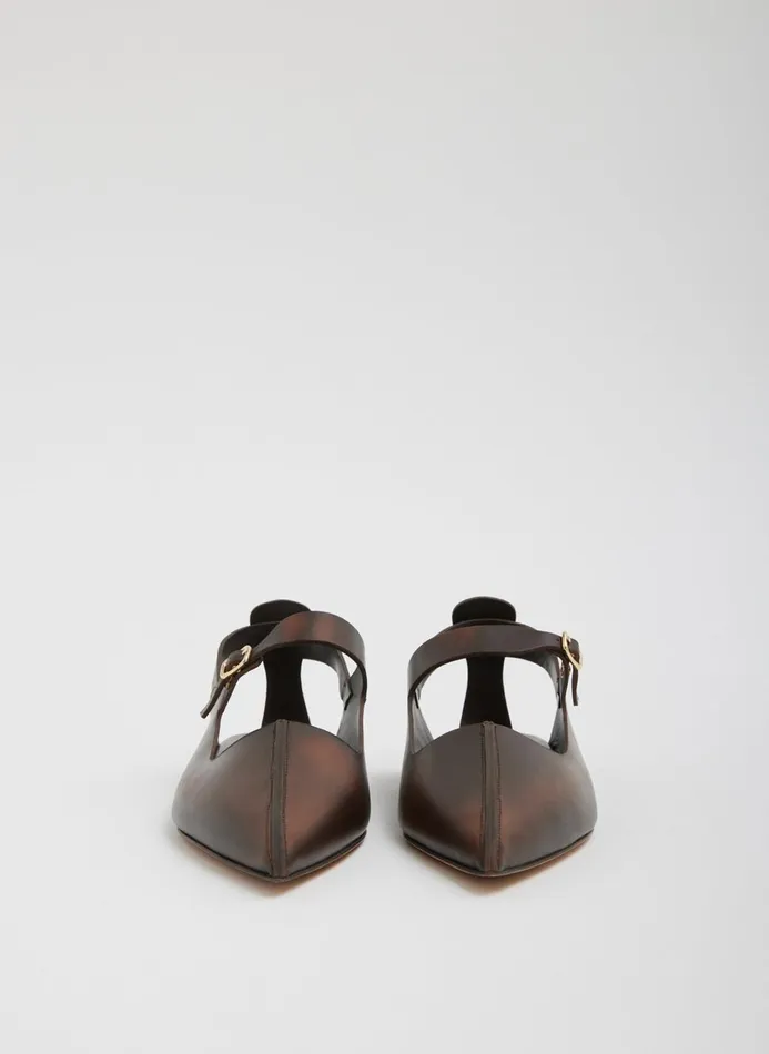 Women Flats Tibi Rudolph Flat Brown Tan