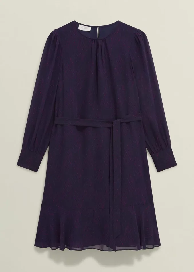Women Frances Dress Plum Multi Hobbs Dresses and Jumpsuits