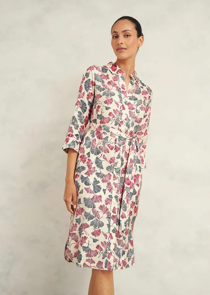 Women Francis Dress Cream Multi Hobbs Dresses and Jumpsuits