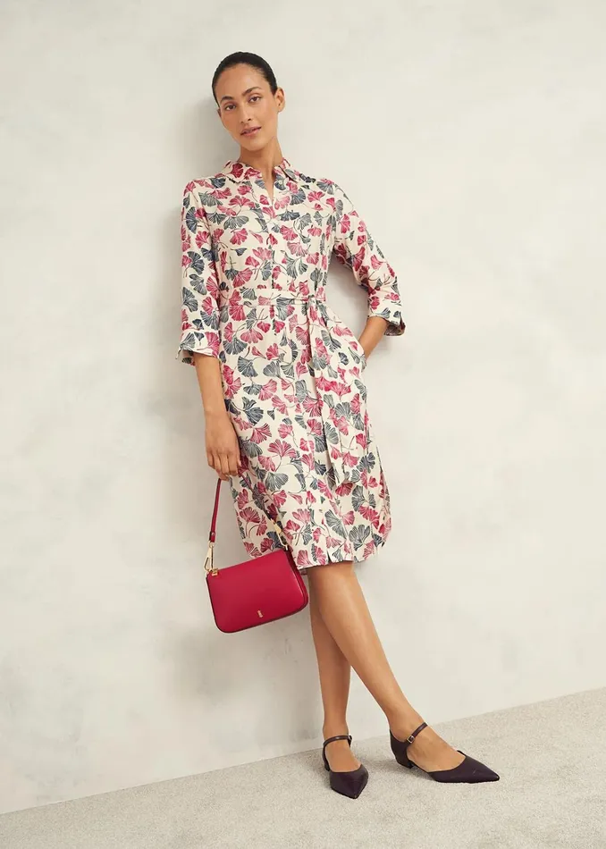 Women Francis Dress Cream Multi Hobbs Dresses and Jumpsuits