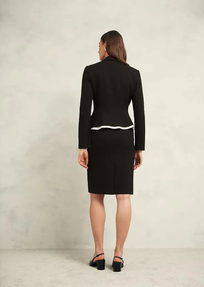 Women Harmony Jacket Black Ivory Hobbs Coats and Jackets