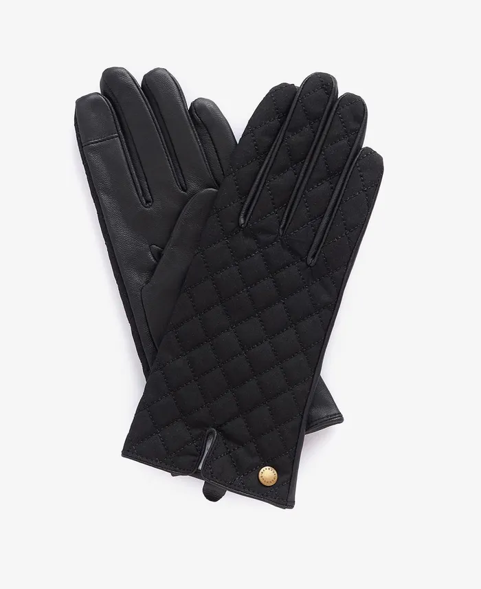 Women Hats Barbour Scarlet Gloves Classic Black