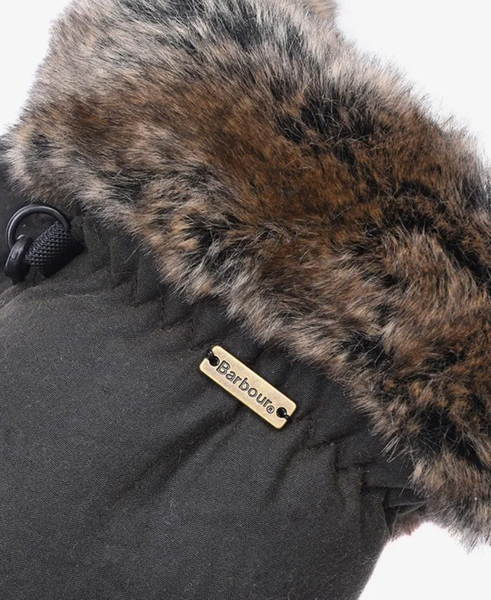 Women Hats Barbour Wax Mittens Olive Women Hats Barbour Wax Mittens Olive