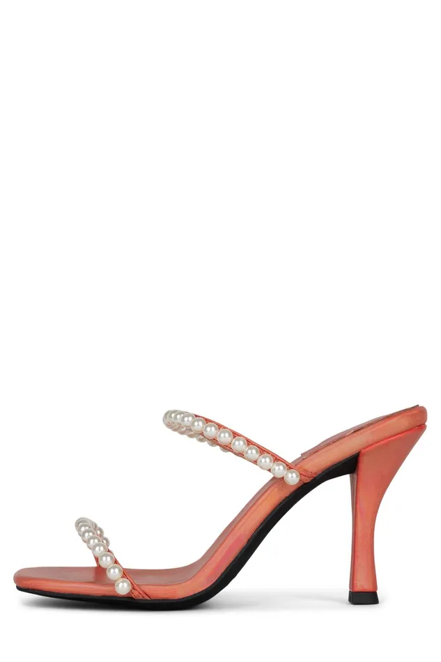 Women Heel Jeffrey Campbell AKOYAP Red Mirage