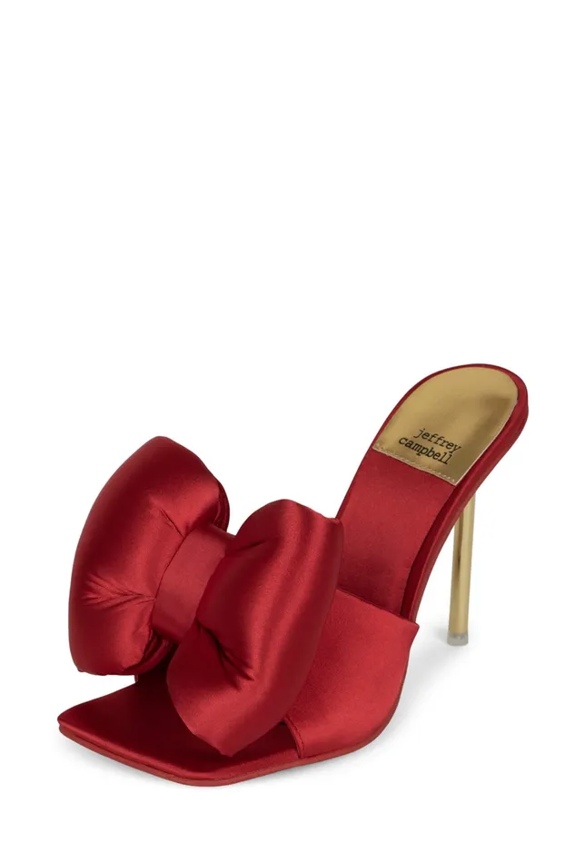 Women Heel Jeffrey Campbell BOWDOWN Brown Gold