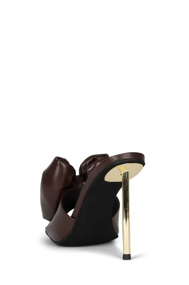Women Heel Jeffrey Campbell BOWDOWN Brown Gold
