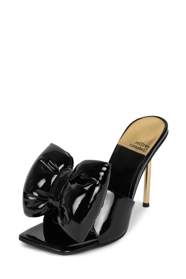 Women Heel Jeffrey Campbell BOWDOWN Brown Gold