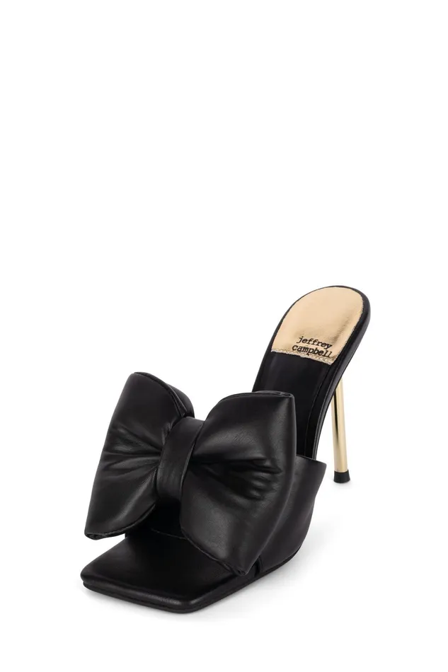 Women Heel Jeffrey Campbell BOWDOWN Brown Gold