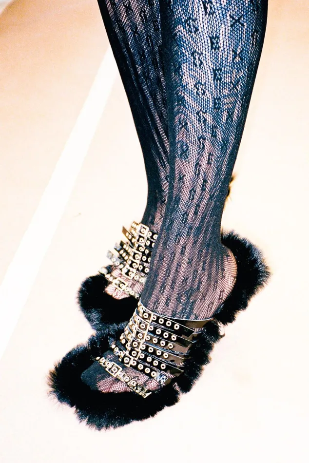 Women Heel Jeffrey Campbell FUZZOUT Black Silver
