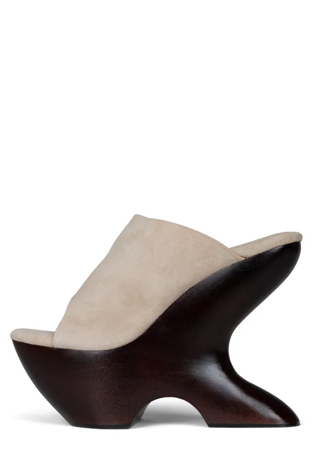 Women Heel Jeffrey Campbell GIAH2 Teal Suede Brown