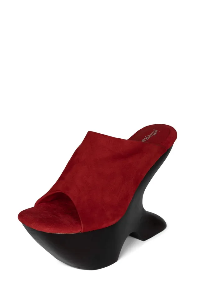 Women Heel Jeffrey Campbell GIAH2 Teal Suede Brown