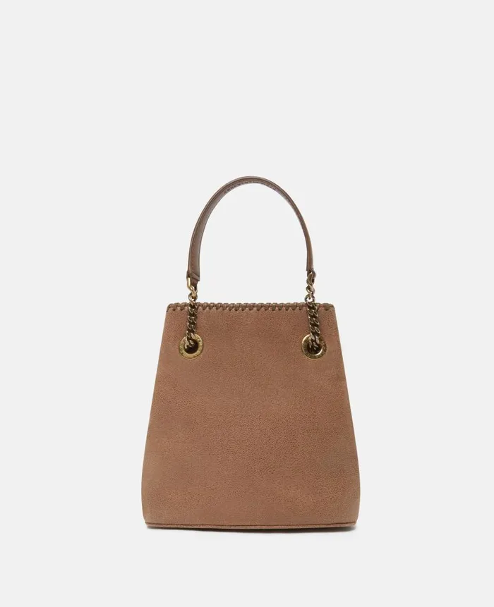 Women Iconic Falabella Stella McCartney Falabella Bucket Bag Pecan Brown
