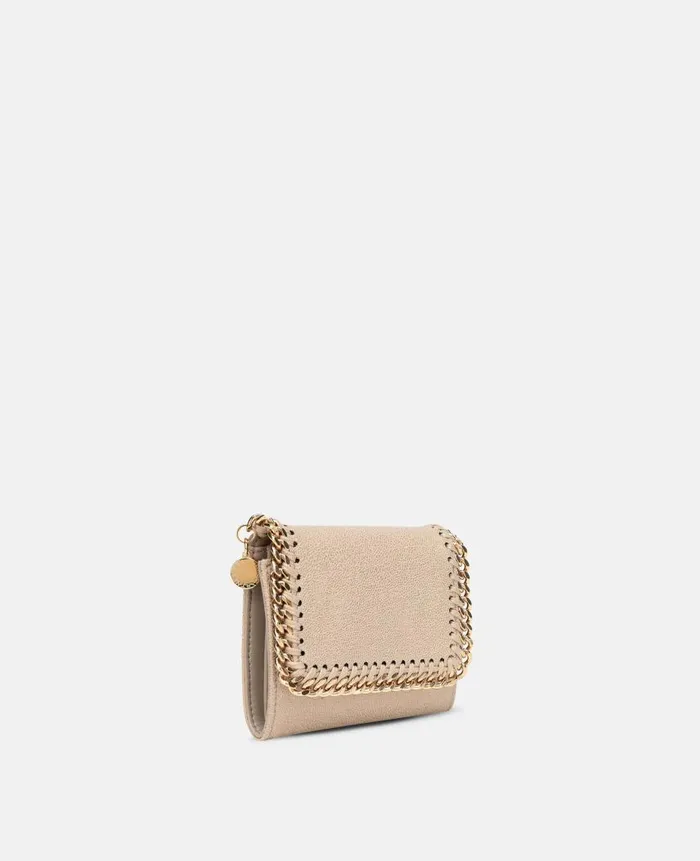 Women Iconic Falabella Stella McCartney Falabella Small Flap Wallet Clotted Cream