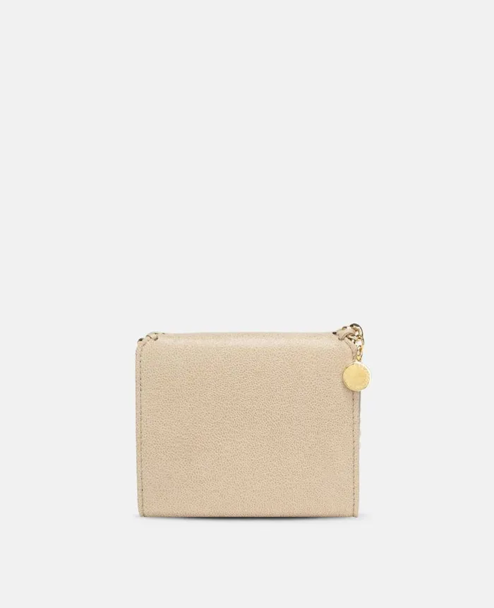 Women Iconic Falabella Stella McCartney Falabella Small Flap Wallet Clotted Cream