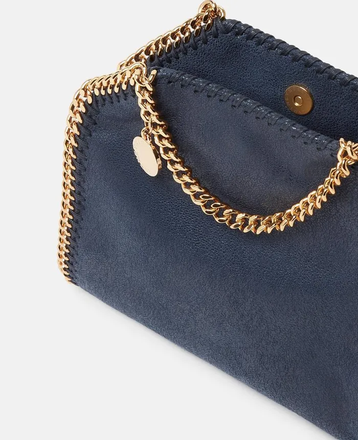 Women Iconic Falabella Stella McCartney Falabella Tiny Tote Bag Indigo Moon
