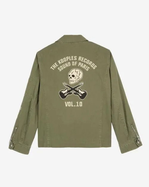 Women Jackets and Blazers The Kooples Khaki Jacket Kaki
