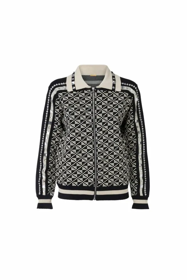 Women Jackets and Coats DODO BAR OR Dean Jacket Black Cream