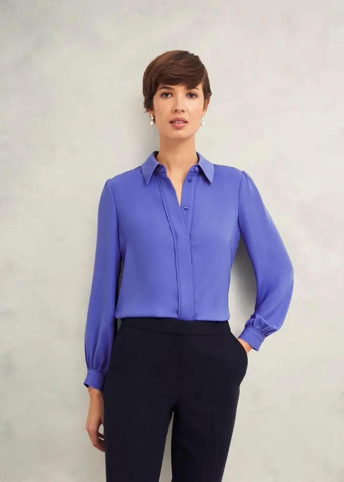 Women Jonie Shirt Twilight Blue Hobbs Tops