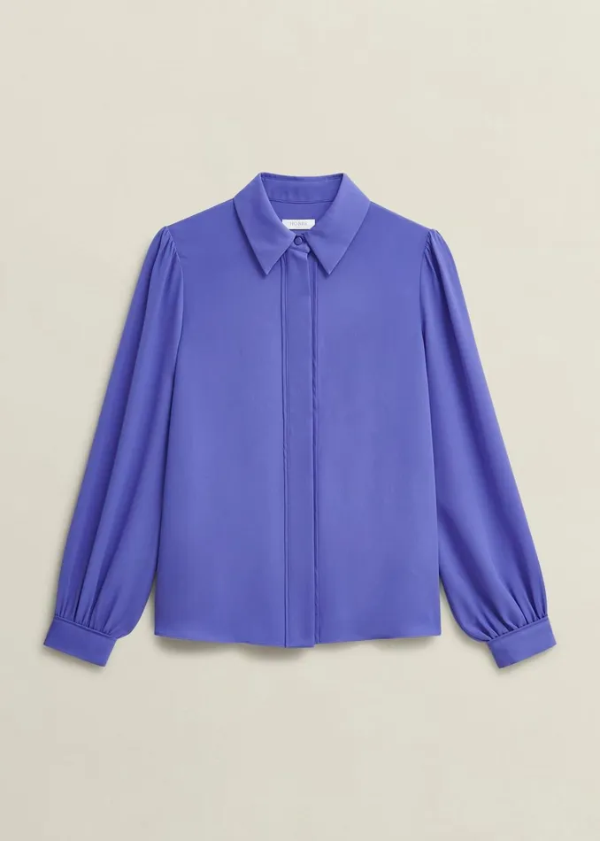 Women Jonie Shirt Twilight Blue Hobbs Tops