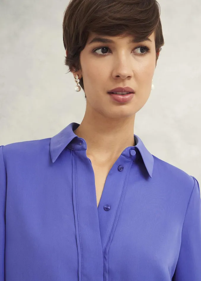 Women Jonie Shirt Twilight Blue Hobbs Tops