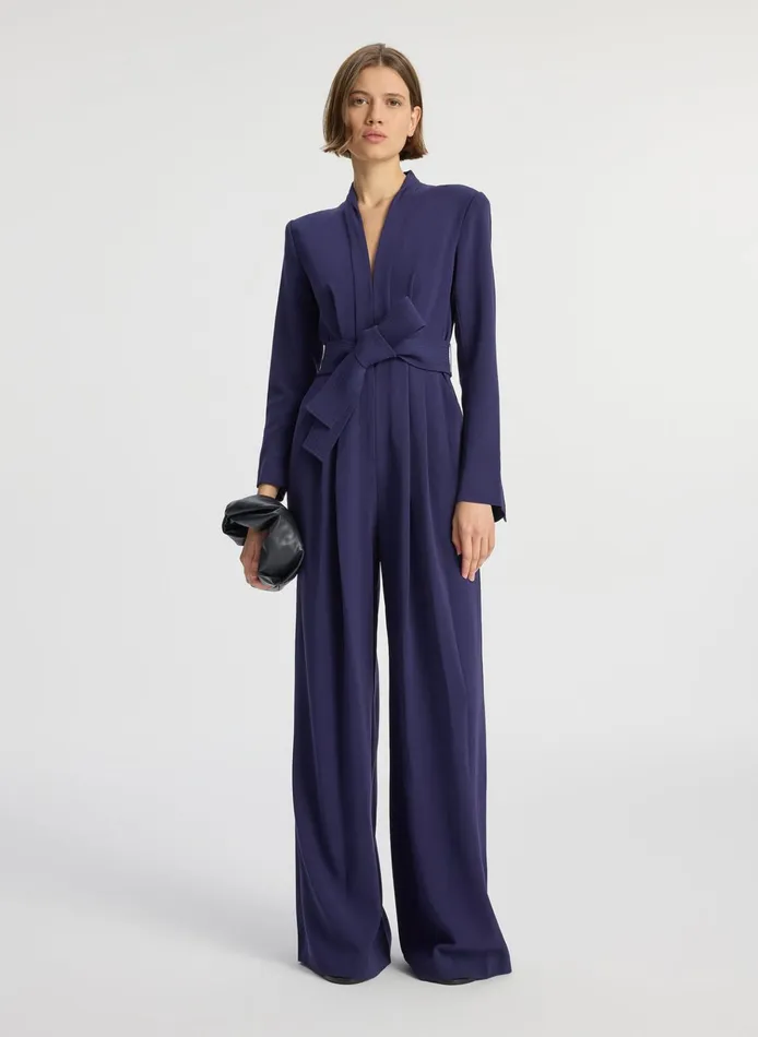 Women Jumpsuits ALC Kieran Ii WideLeg Jumpsuit Deep Plum