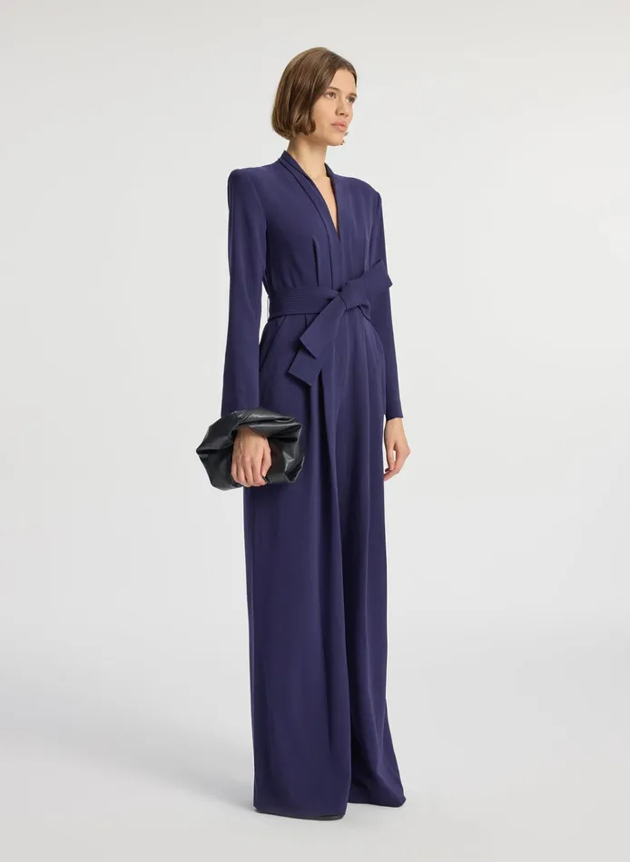 Women Jumpsuits ALC Kieran Ii WideLeg Jumpsuit Deep Plum