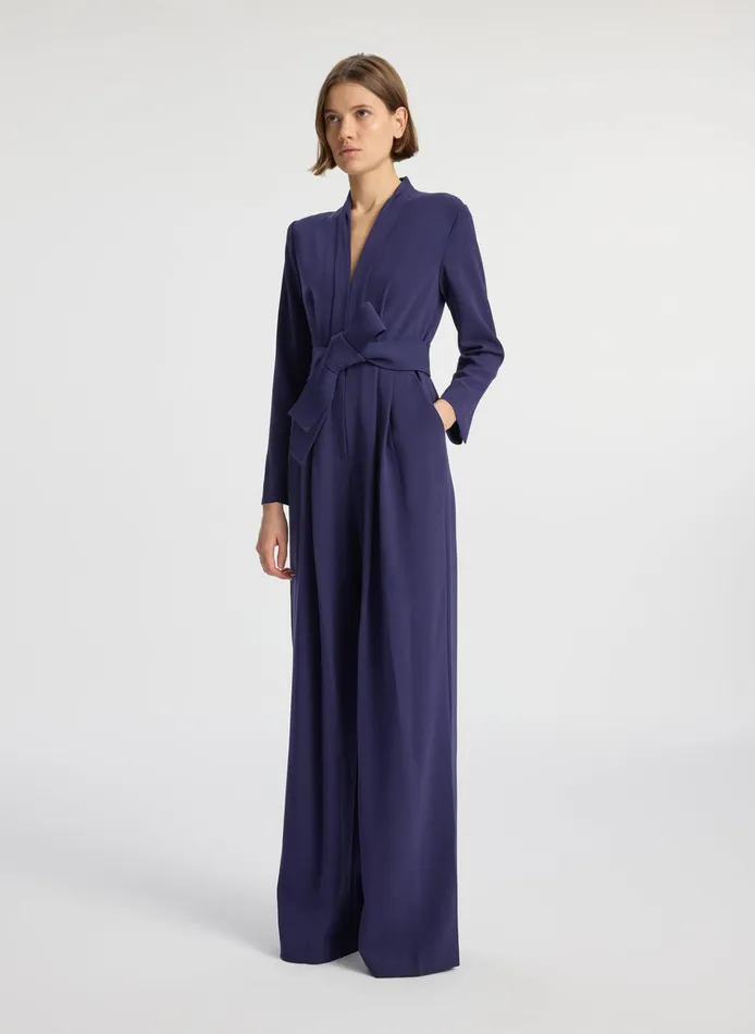 Women Jumpsuits ALC Kieran Ii WideLeg Jumpsuit Deep Plum