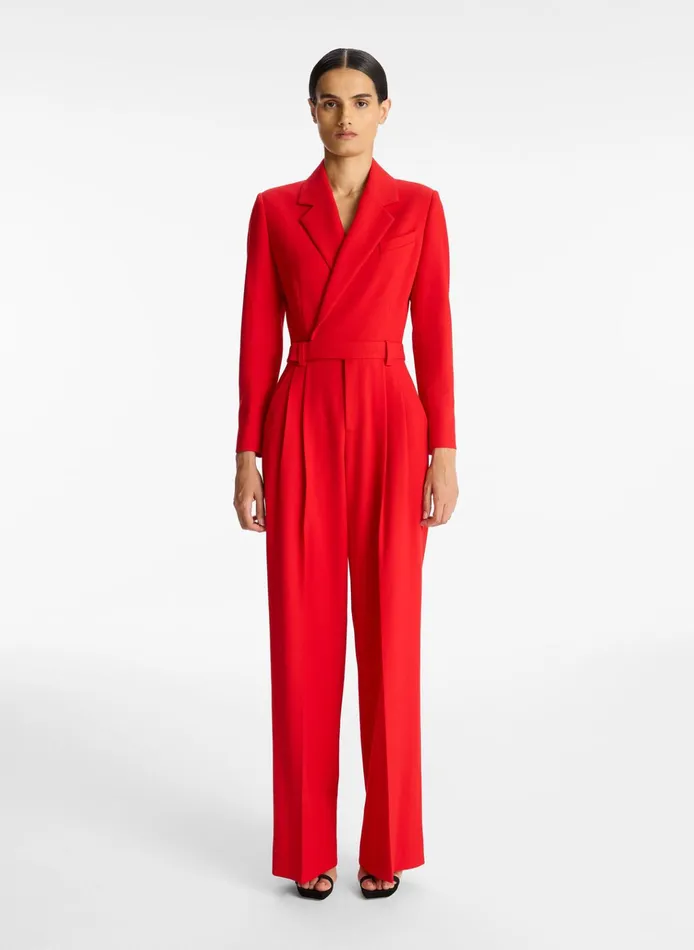 Women Jumpsuits ALC Tatum Cut Out Jumpsuit Ruby